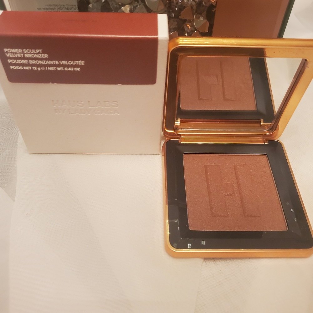 🍂HAUS LABS BY LADY GAGA VELVET BRONZER  DEEP LEVEL 10 NIB